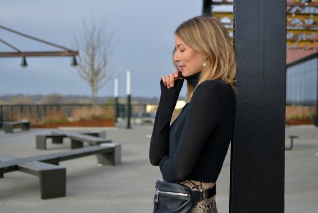 Black Turtleneck Outfit