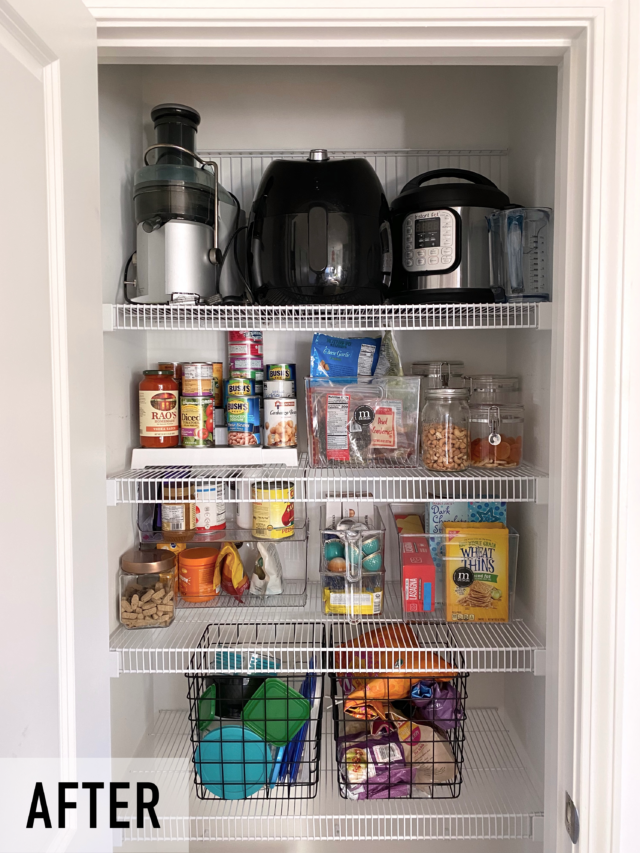 Pantry Organization Before After