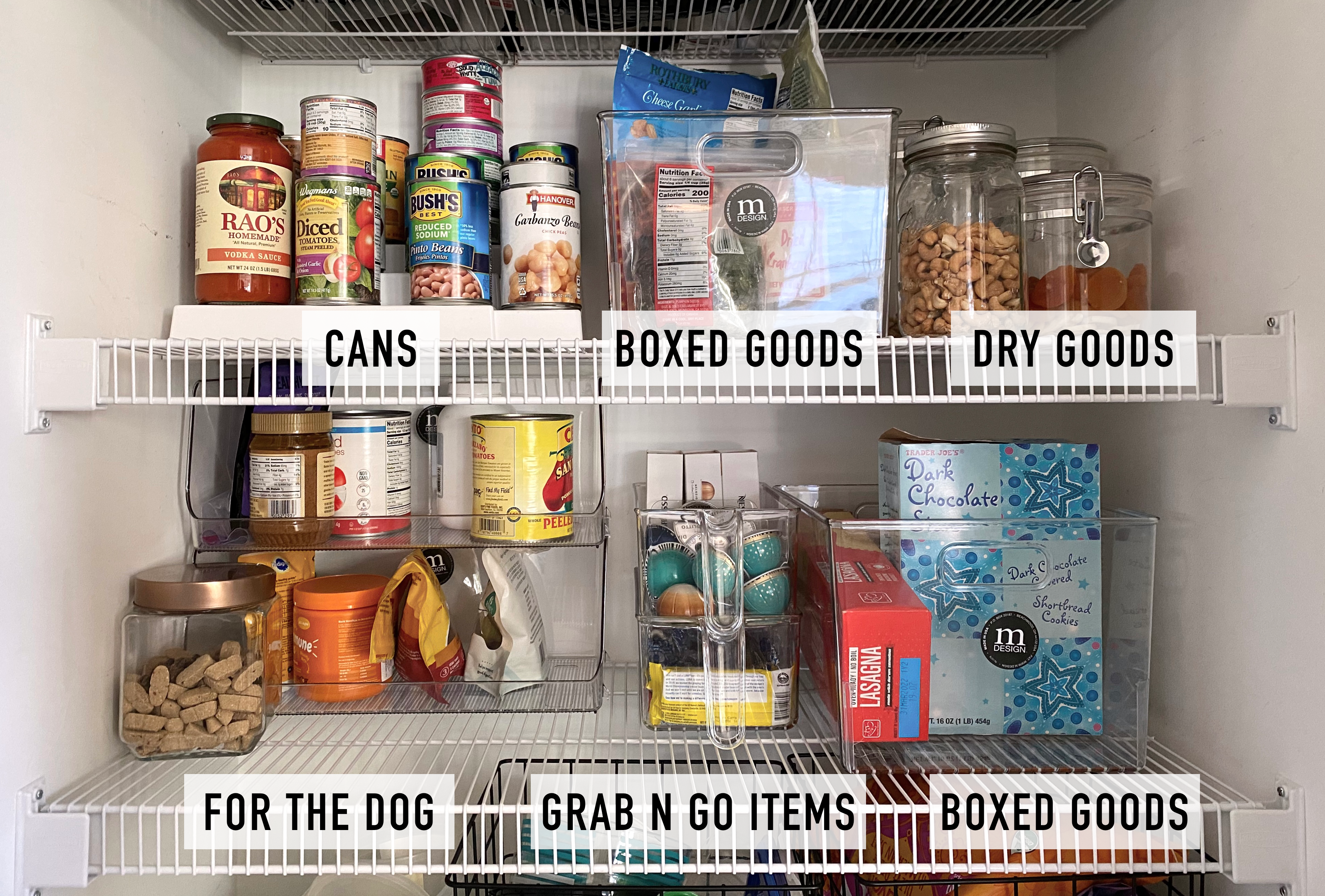 EASY PANTRY ORGANIZATION - Allie Wears